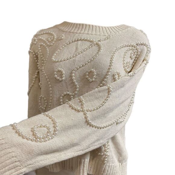 Vintage MY Pearl Y2K Sweater VTG Size Medium - Picture 3 of 13